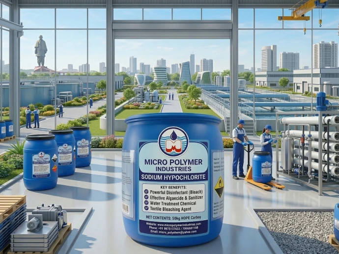Micro Polymer Industries is a reliable manufacturer and supplier of Sodium Hypochlorite in Ahmedabad, Gujarat, India