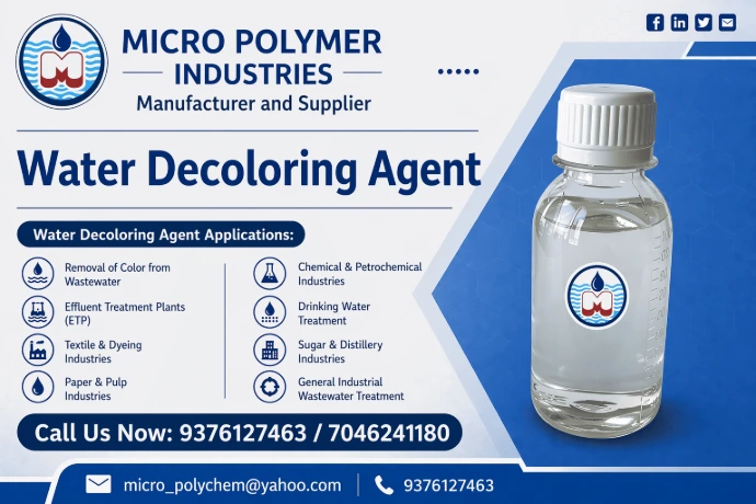 Decoloring Agent Manufacturer and Supplier | Colour Removal Chemical