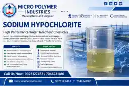 Sodium Hypochlorite for water disinfection chemical supplier India