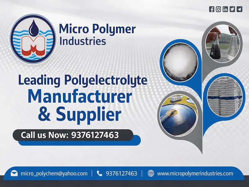 Polyelectrolyte supplier in Uttar Pradesh | Micro Polymer Industries Micro Polymer Industries is a leading Polyelectrolyte supplier in Uttar Pradesh